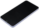 Pantalla soft OLED Samsung Galaxy S25 Plus 5G Ice Blue, repuesto para reparación de display roto.