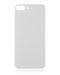 Tapa trasera con adhesivo 3M para iPhone 8 Plus (Sin logo / Hueco grande para camara) (Plata)