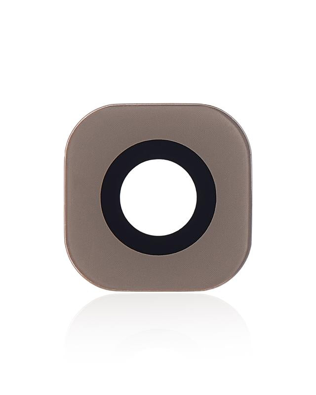 Lente de camara trasera (solo vidrio) con adhesivo para Samsung Galaxy S6 / S6 Edge (Dorado)