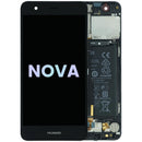 Pantalla LCD original Huawei Nova CAN-L01 negra, repuesto para reparación de display roto.