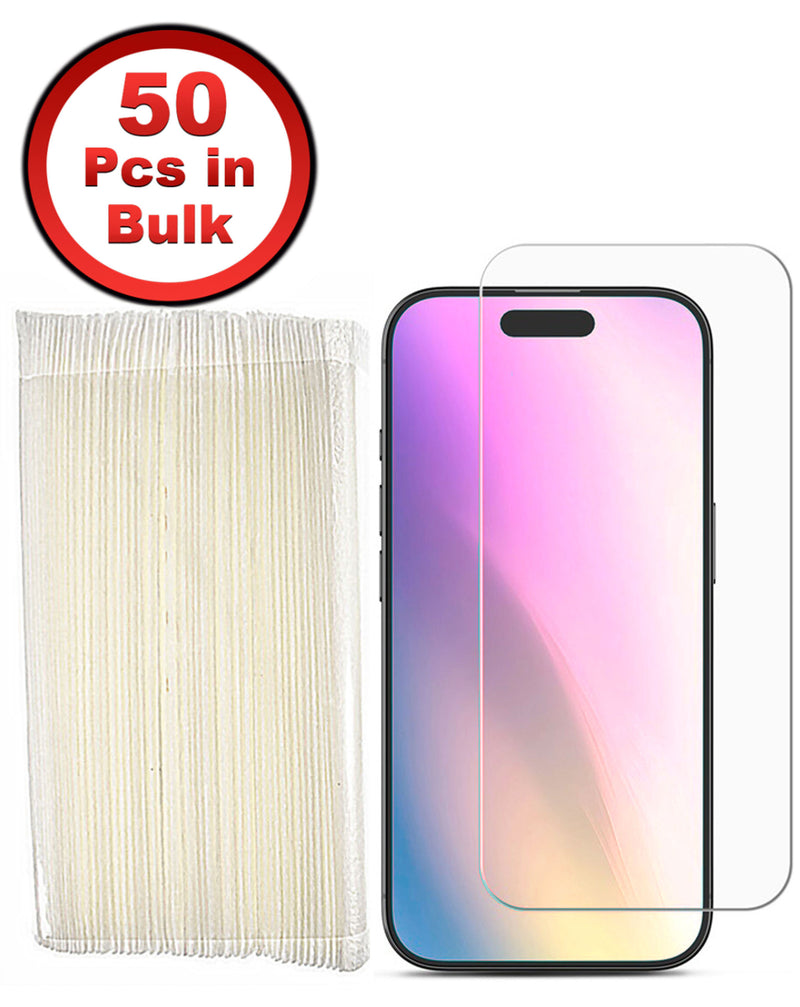 Cristal templado para iPhone 16 Pro Max en Guatemala, venta al por mayor de 50 piezas en Bulk, ideal para talleres de reparaciones y mayoristas.
