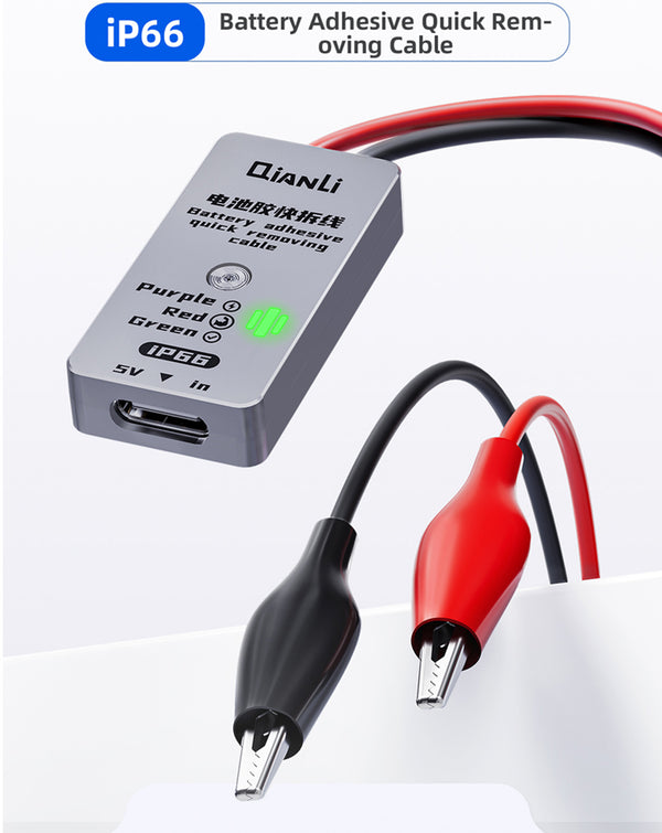 Encuentra el cable de desprendimiento rápido para adhesivo de batería QianLi iP66 en Guatemala en nuestra tienda de reparaciones de celulares.