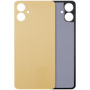 Tapa trasera dorada para Samsung Galaxy A06 4G (A065) sin logo, repuesto Aftermarket Plus.