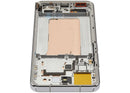 Pantalla OLED Xiaomi 15 5G refurbished Liquid Silver con marco, ideal para reemplazo de screen.