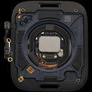 Tapa trasera Apple Watch Series 9 45mm LTE aluminio negro espacial A2980, pieza de repuesto.