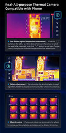 Compra la cámara térmica infrarroja QianLi Fire Eye Pro (256F) en Guatemala al mejor precio en distribuidores autorizados.