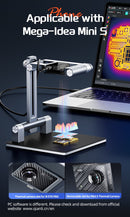 Camara termica por infrarrojos QianLi Fire Eye Pro version con soporte plegable para diagnostico de fallas en placa base