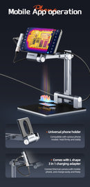 Camara termica por infrarrojos QianLi Fire Eye Pro version con soporte plegable para diagnostico de fallas en placa base