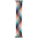 Correa Apple Braided Solo Loop Pride Edition para Apple Watch, con patrón de arcoíris vibrante y diseño trenzado, talla 5.