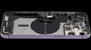 Tapa trasera usada Deep Purple para iPhone 14 Pro Max con puerto de carga flex y piezas pequeñas.