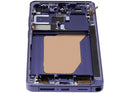 Pantalla completa Samsung Galaxy S26 Ultra 5G Cobalt Violet con marco, display y LCD para reparación de pantalla rota.