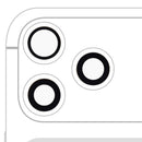 Lente de camara trasera con adhesivo iPhone 17 Pro/17 Pro Max (3 piece set) (Real Sapphire) (10 Pack)