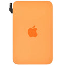 Tapa trasera Cosmic Orange usada para iPhone 17 Pro Max con MagSafe y NFC, ideal para reparación de cristal trasero.