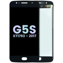 Pantalla LCD negra original para Motorola Moto G5s XT1793 (2017) sin marco, ideal para reparación de pantalla rota.