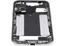 Marco medio chasis Cloud White iPhone Air A3260 usado, con puerto de carga para reparación.