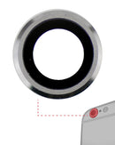 Lente de camara trasera para iPhone 6 / 6S (Plata) (Paquete de 10) (Zafiro autentico Premium)