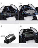 Microscopio teleconvertidor Gorilla QianLi 6558 0.5x, para reparaciones electrónicas, aumento de campo visual.