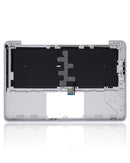 Tapa superior plateada con teclado ANSI US para MacBook 13" A1278 (2008), repuesto OEM.