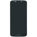 Pantalla LCD con marco original Motorola Moto E5 (XT1944) negra, perfecta para reparar pantalla rota.