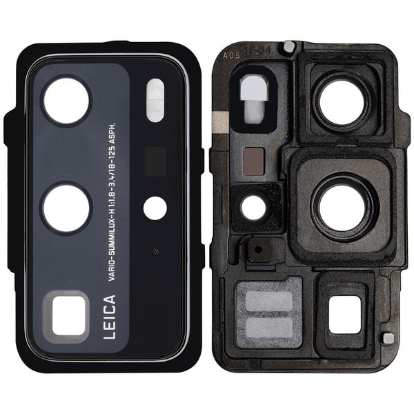 Reemplaza la lente de cámara trasera de tu Huawei P40 Pro con soporte plateado en Guatemala.