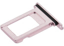Bandeja SIM individual rosa suave para iPhone 17e, repuesto original Apple para cambio de tarjeta SIM.