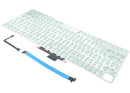 Teclado ANSI US plateado original para MacBook Neo 2026 con Touch ID, ideal para reparación.