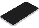 Pantalla OLED blanca refurbished con marco para Samsung Galaxy S26 5G, lista para reemplazo de display.