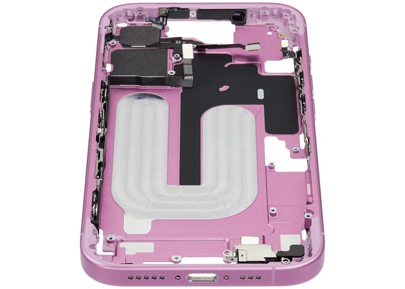 Encuentra el chasis medio con botón de encendido y volumen para iPhone 16 en Guatemala en nuestro taller de reparaciones autorizado.