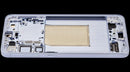 Pantalla OLED con marco para Samsung Galaxy S25 Plus 5G en color Icy Blue, repuesto para reparación de display.