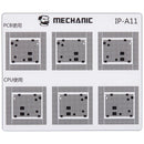 Stencil de aceite verde para reparación de CPU (A8 - A18 Pro) para iPhone 6-16 Series (COM80) (Mecánico)