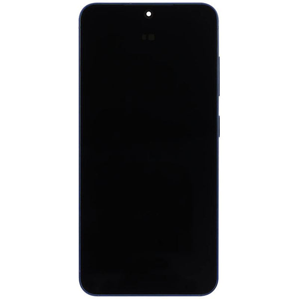 Reparación de pantalla OLED con marco para Samsung Galaxy S25 5G en Guatemala, disponible en color navy.
