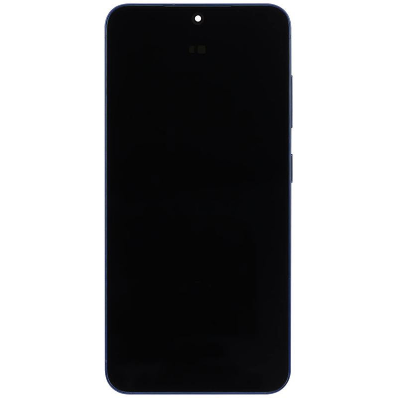 Reparación de pantalla OLED con marco para Samsung Galaxy S25 5G en Guatemala, disponible en color navy.