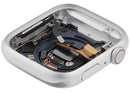 Housing de aluminio plateado para Apple Watch Series 9 (45mm) versión celular, grado A, OEM usado.