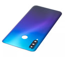 Tapa trasera azul pavoreal para Huawei P30 Lite/Nova 4E, sin logo, con lente de cámara.