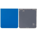 Tapa trasera inferior de vidrio Samsung Galaxy Z Flip 7 5G Blue Shadow, repuesto para reparación.