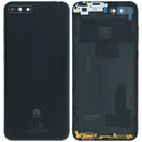 Tapa trasera original negra para Huawei Y6 2018 (ATU-L21), repuesto para cambio de back cover.