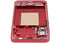 Chasis intermedio en color Coral Red para Samsung Galaxy S25 Plus 5G, disponible para reparaciones en Guatemala.