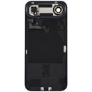 Tapa trasera Space Black usada para iPhone Air con MagSafe, NFC y flex de linterna, ideal para reparación.