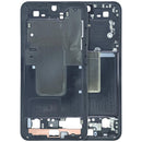 Marco medio original Samsung Galaxy S23 5G Phantom Black, repuesto Service Pack SM-S911B para reparación de chasis.