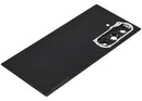 Tapa trasera Jet Black para Samsung Galaxy Z Fold 7 5G (F966) con lente de cámara, repuesto de reparación.