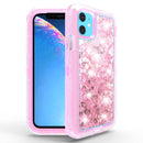 Funda protectora de parachoques liquido con brillantina iPhone 12 Pro Max