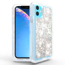 Funda glitter liquid bumper SILVER iPhone 12 Pro Max