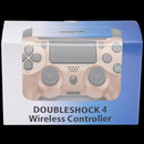 Control alámbrico DoubleShock 4 color bronce para PlayStation 4 con cable USB, listo para usar.