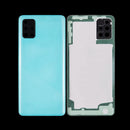 Tapa trasera con lente de cámara Samsung Galaxy A51 4G en Guatemala, disponible en color Prism Crush Blue, con garantía y servicio de instalación.