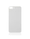 Tapa trasera con adhesivo 3M para iPhone 8 Plus (Sin logo / Hueco grande para camara) (Plata)