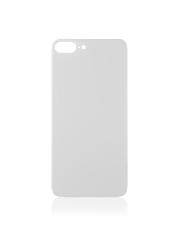 Tapa trasera con adhesivo 3M para iPhone 8 Plus (Sin logo / Hueco grande para camara) (Plata)