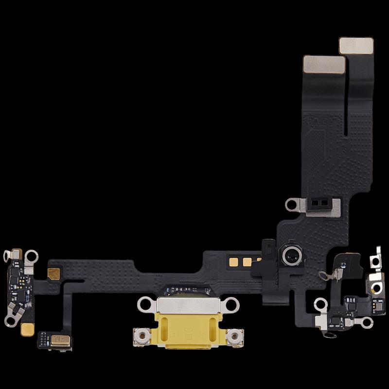 Puerto de carga para iPhone 14 OEM usado (Amarillo)