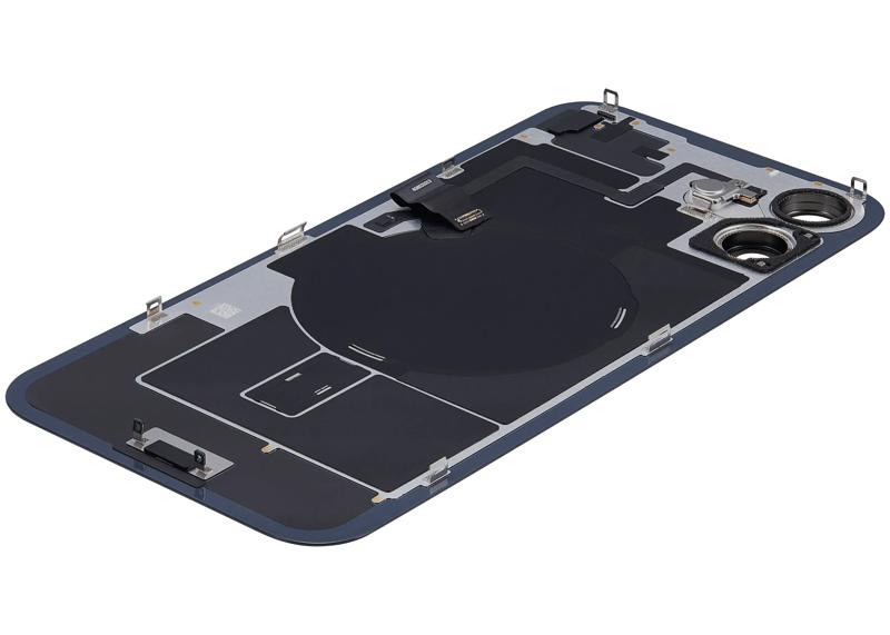 Encuentra tapas traseras usadas con placa de acero, carga inalámbrica MagSafe y flex de linterna para iPhone 16 Plus en Guatemala.