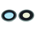 Lente de cámara trasera verde para iPhone 12/12 Mini con bracket y aro, repuesto Aftermarket Plus (10 pack).