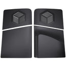Carcasa negra mate para PlayStation 5 Pro Disk Edition, protección duradera y elegante.